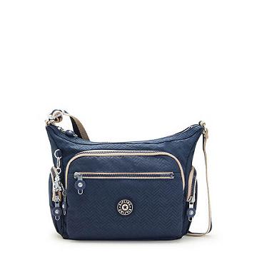 Kipling Gabbie Small Printed Crossbodytassen Blauw | BE 1148ZU